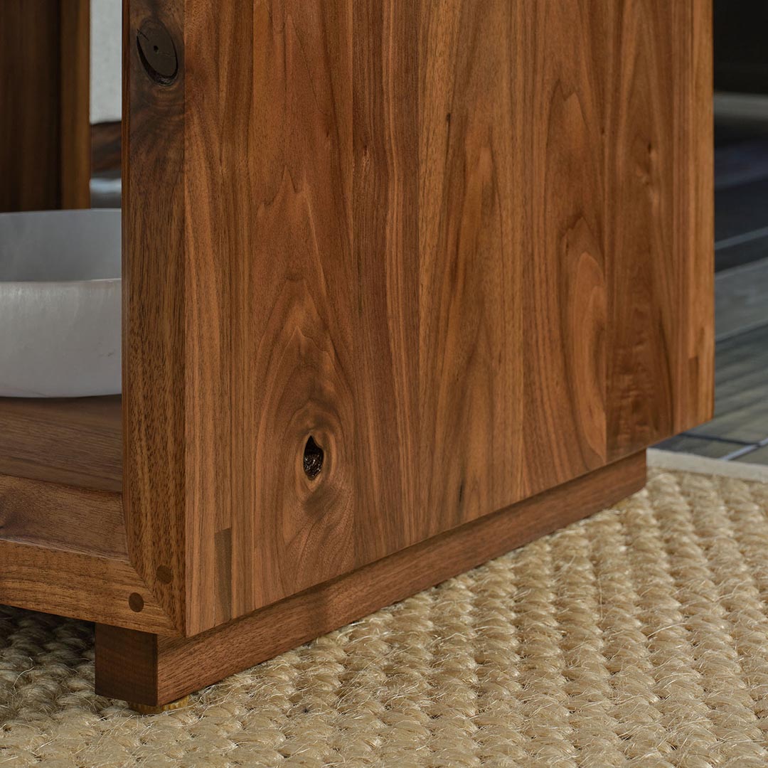Rustic Walnut Coffee Table from L and J.G. Stickley Inc in Brown Solid Wood, Made in USA - Lifestyle view