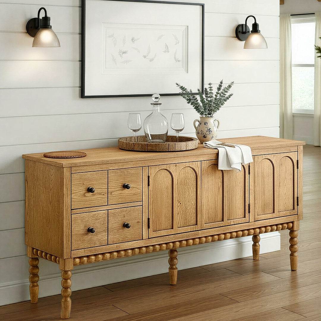 Mabel Console from Sandberg Furniture in Veneer with Wire Management - Additional view 12