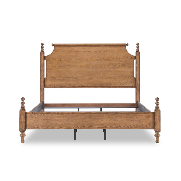 Cama con dosel de mercado vintage 