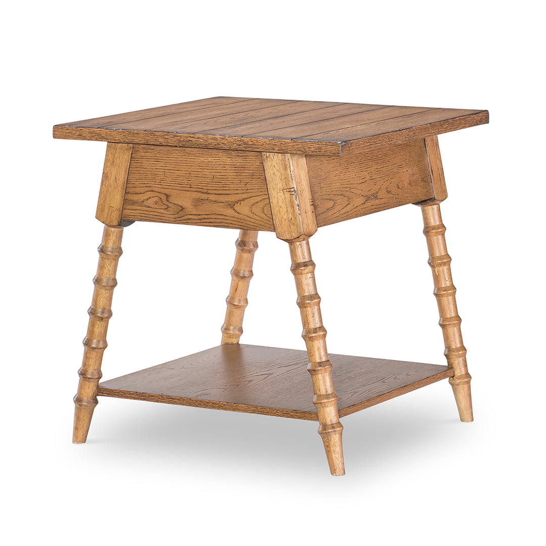 Vintage Market Bobbin End Table