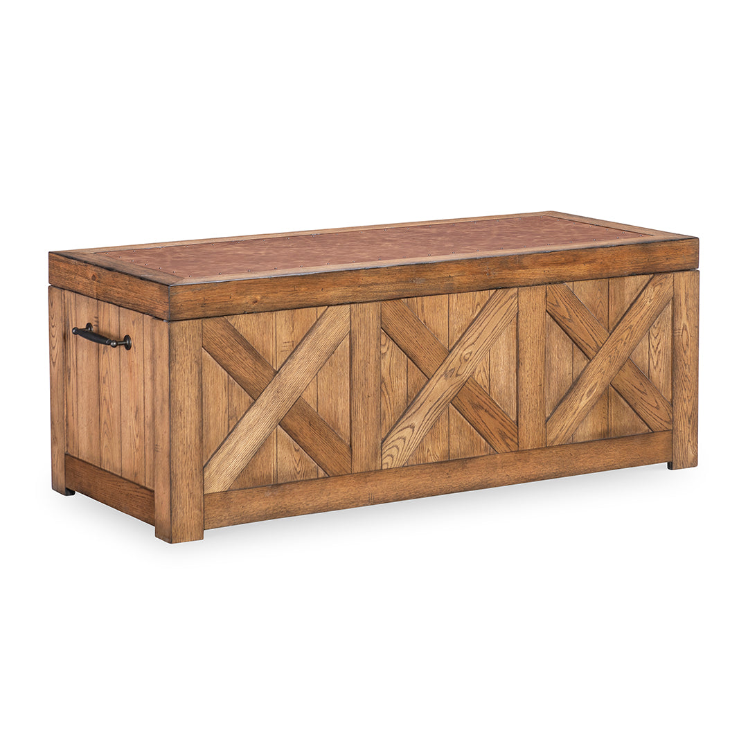 Vintage Market Captains Trunk Cocktail Table