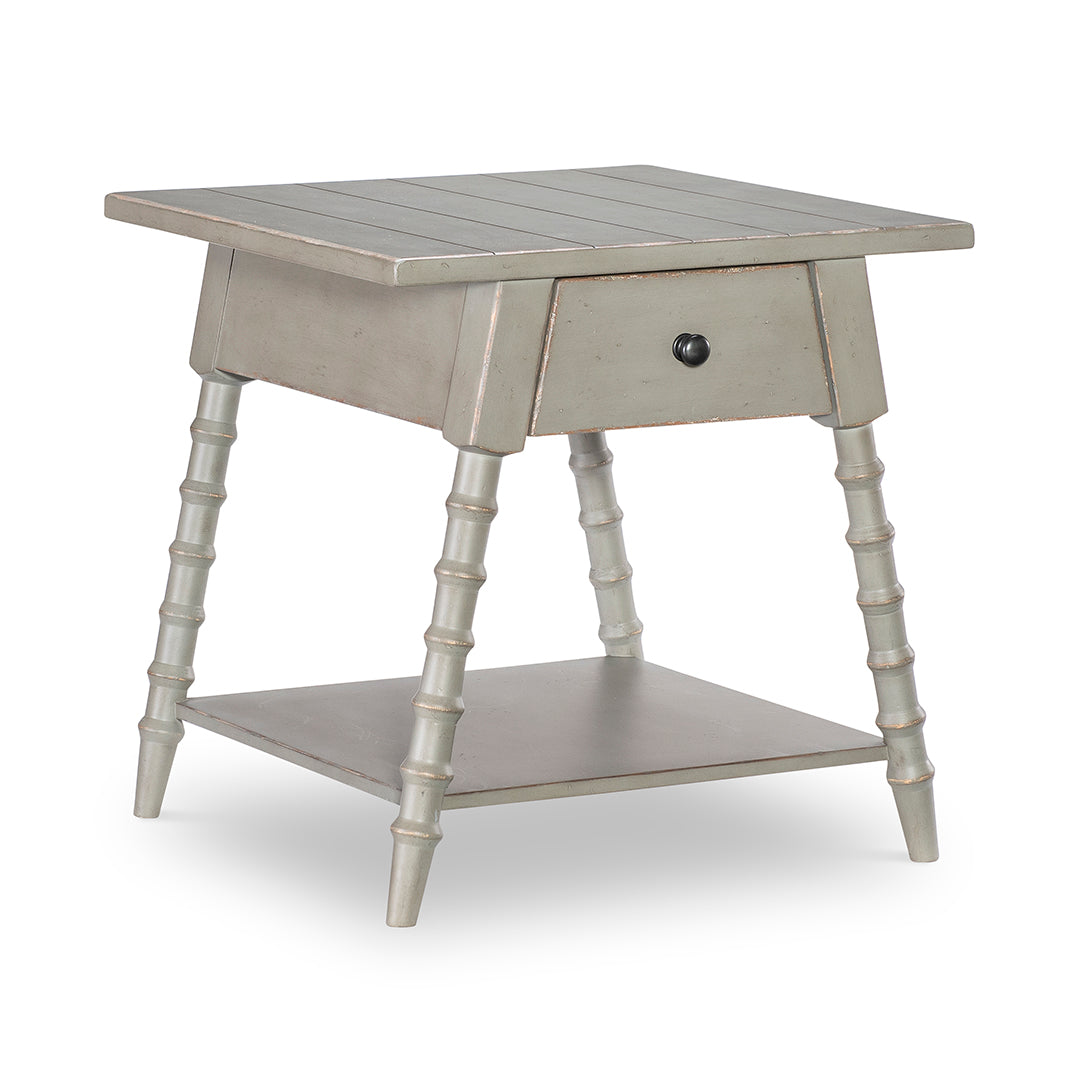 Vintage Market Bobbin End Table