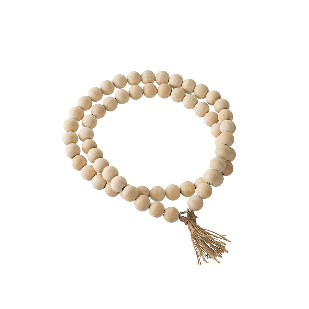 Pine Beads with Tassel