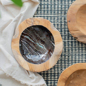 Decorative Teak Bowl