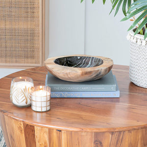 Decorative Teak Bowl