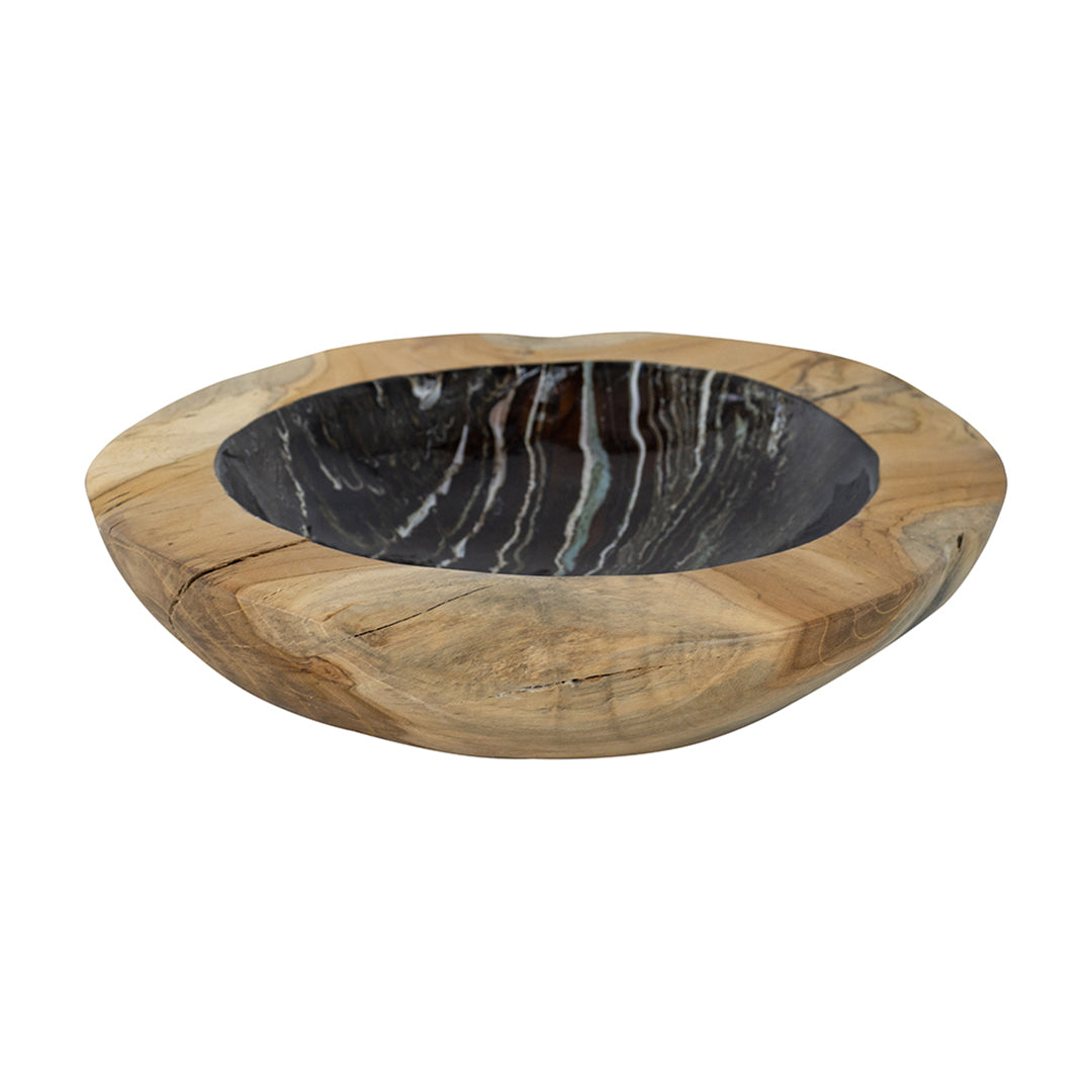 Decorative Teak Bowl