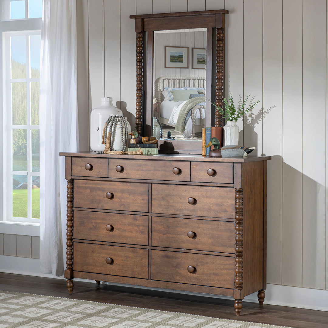 Lake House Mirror from Legacy Classic Furniture in Veneer - Alternate angle