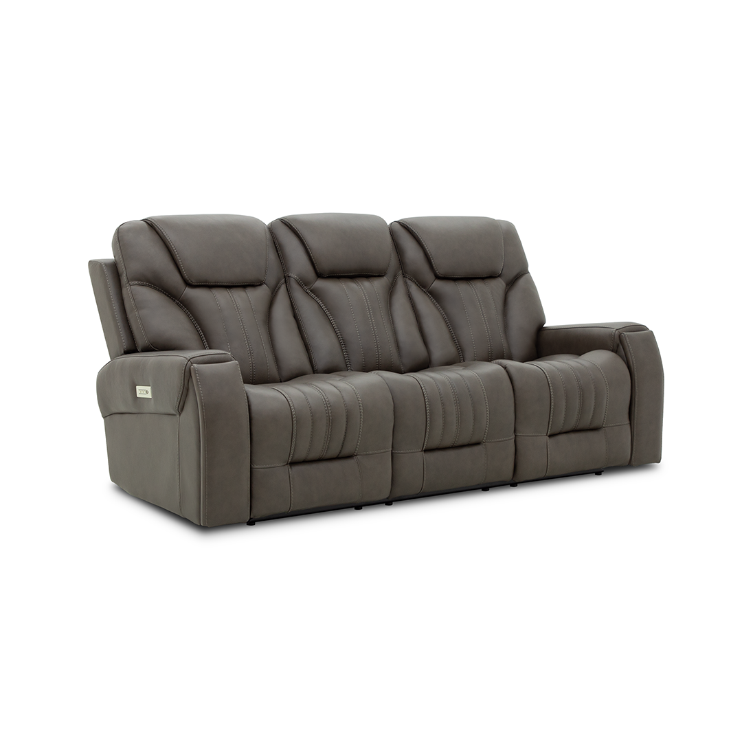 Clark Zero-G Home Theater Leather Sofa