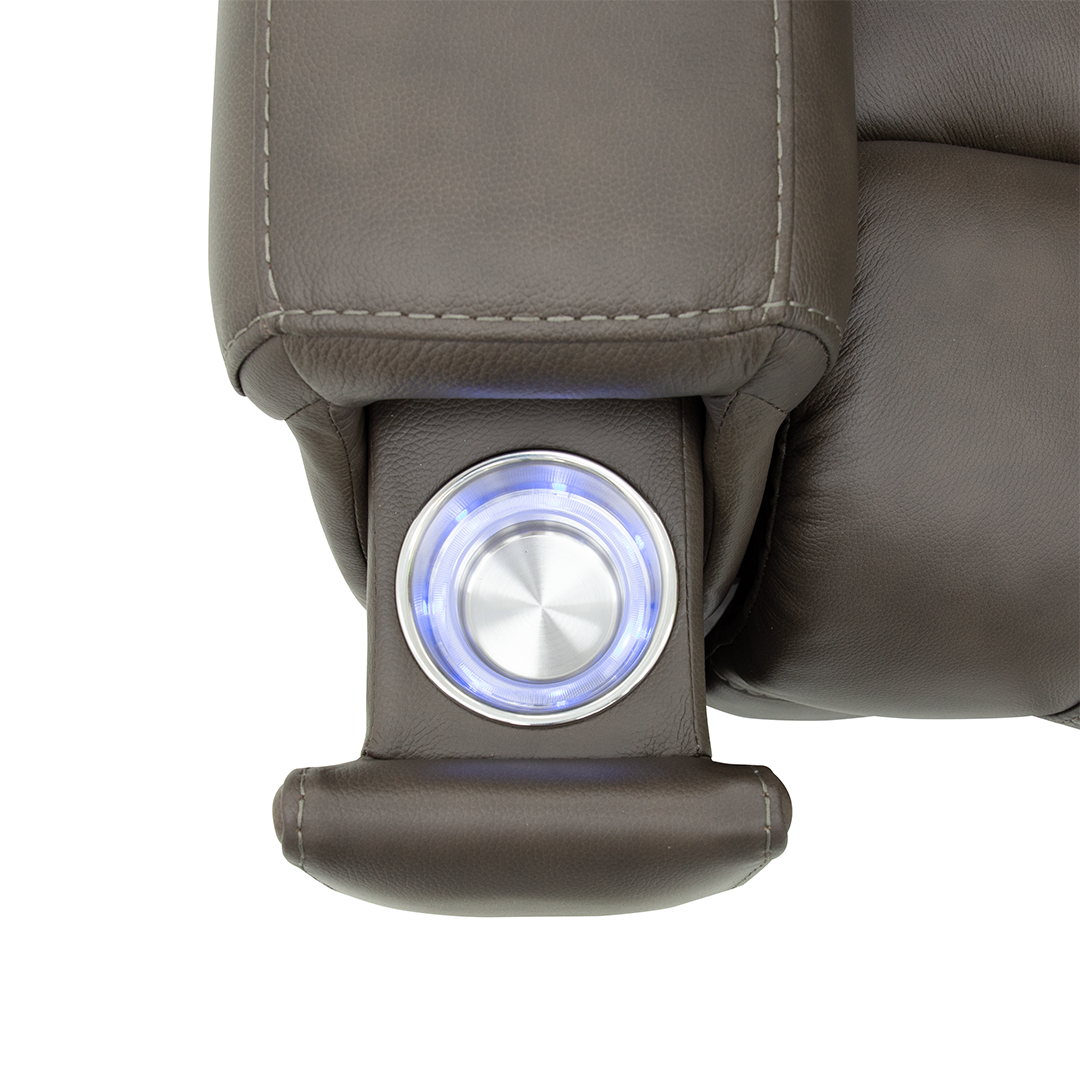 Clark Zero-G Home Theater Leather Sofa