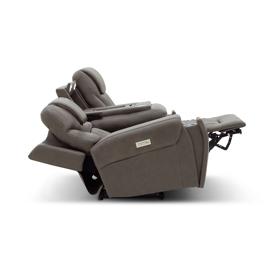 Clark Zero-G Home Theater Leather Sofa