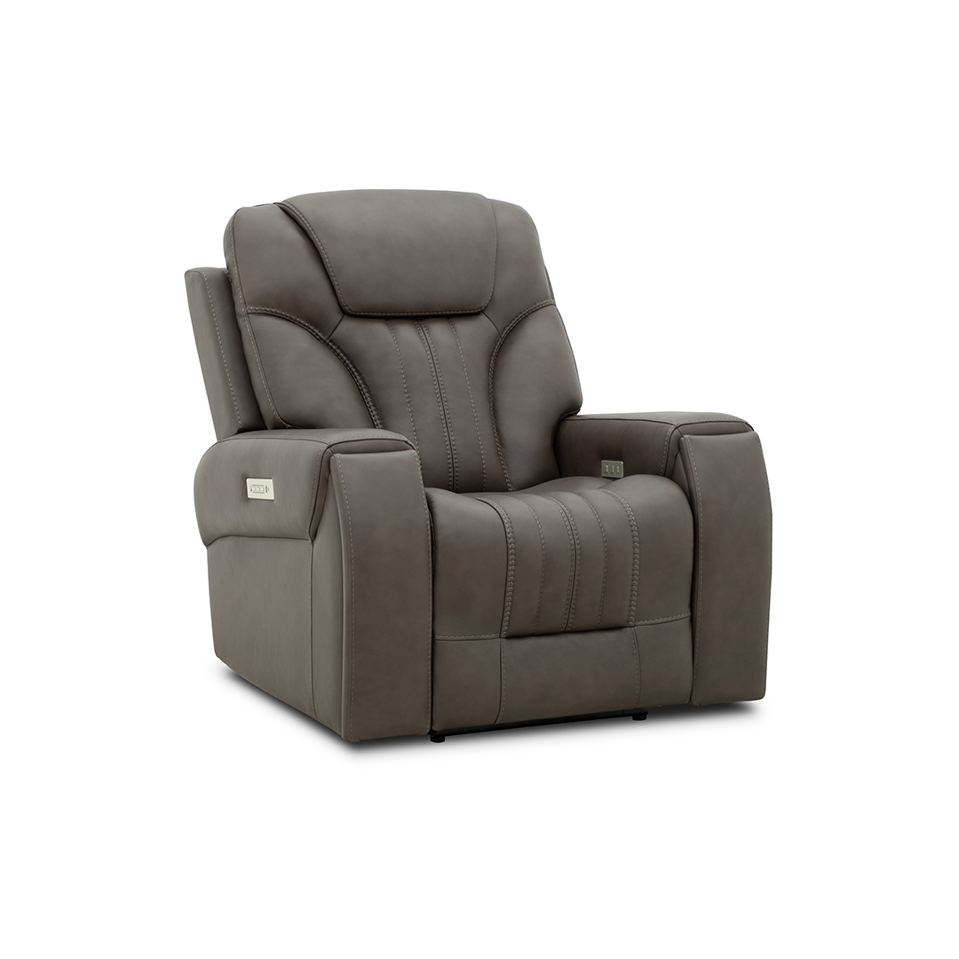 Clark Zero-G Home Theater Leather Recliner
