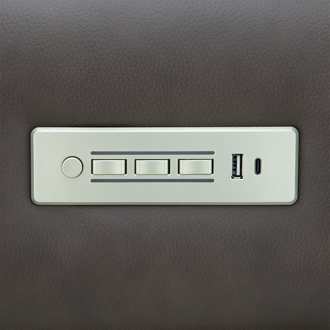 Clark Zero-G Home Theater Leather Recliner