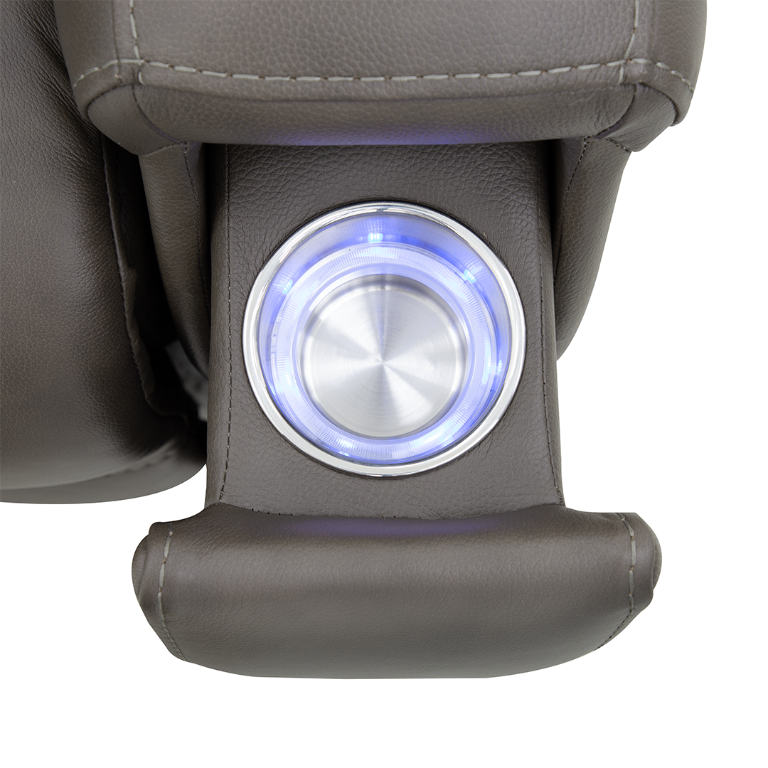 Clark Zero-G Home Theater Leather Recliner