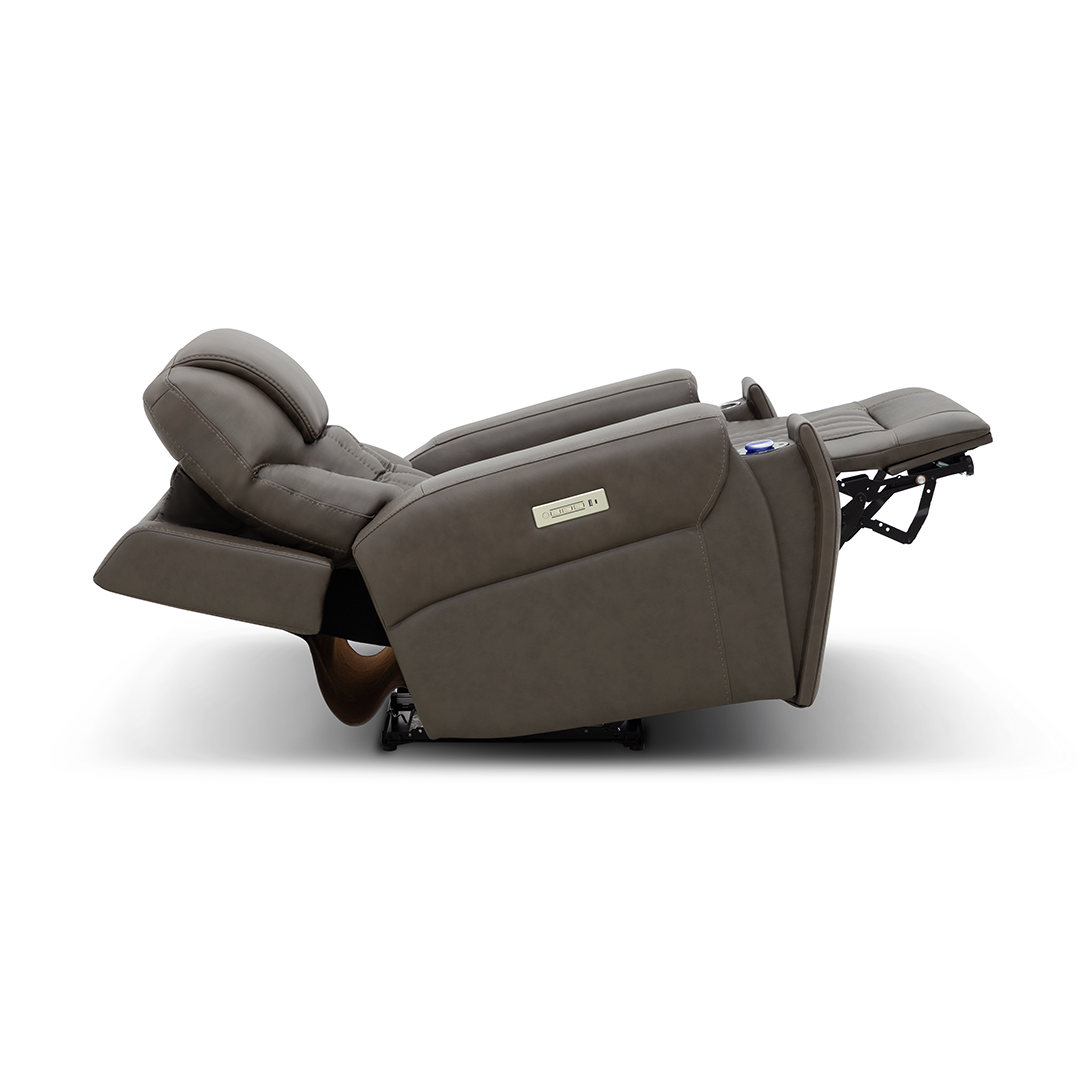 Clark Zero-G Home Theater Leather Recliner