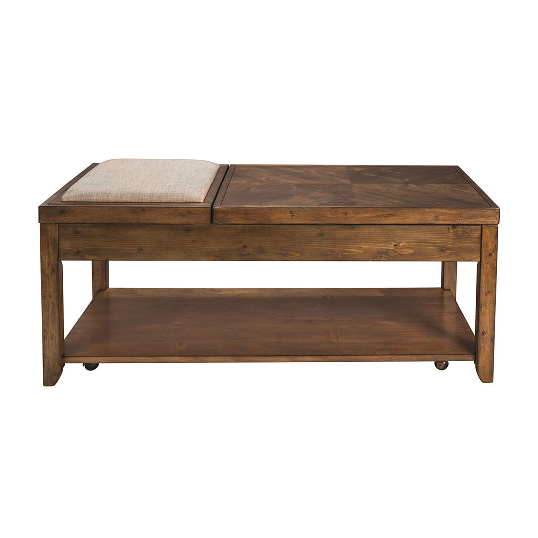 Brown Mitchell Cocktail Table from Liberty Furniture - Additional view 5