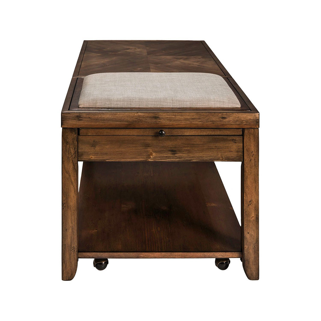 Brown Mitchell Cocktail Table from Liberty Furniture - Additional view 6