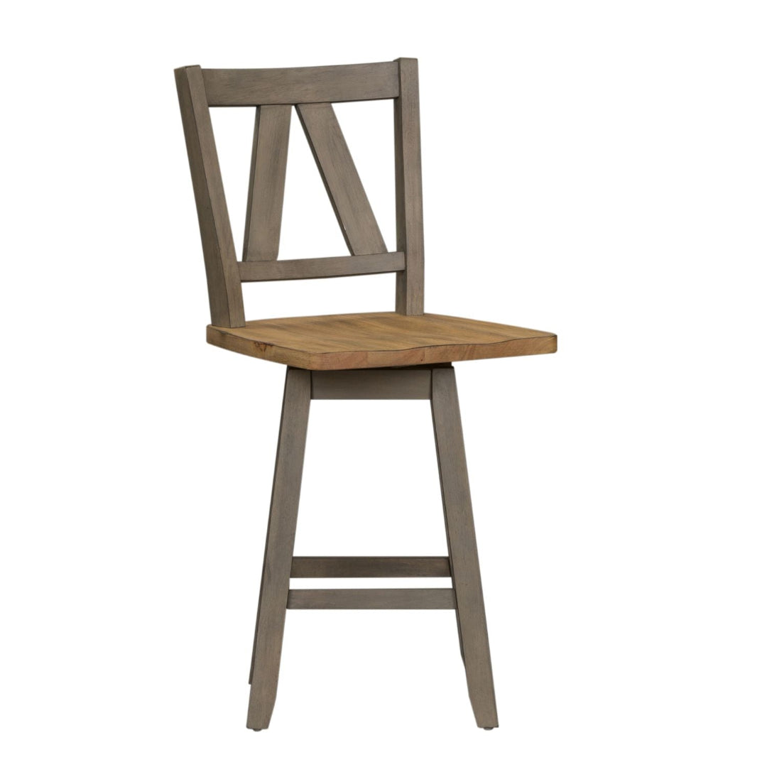 Lindsey Farm Swivel Counter Stool