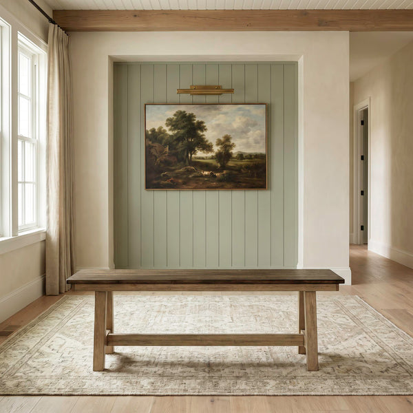 Lindsey Farm Bench from Liberty Furniture in Veneer - Alternate angle