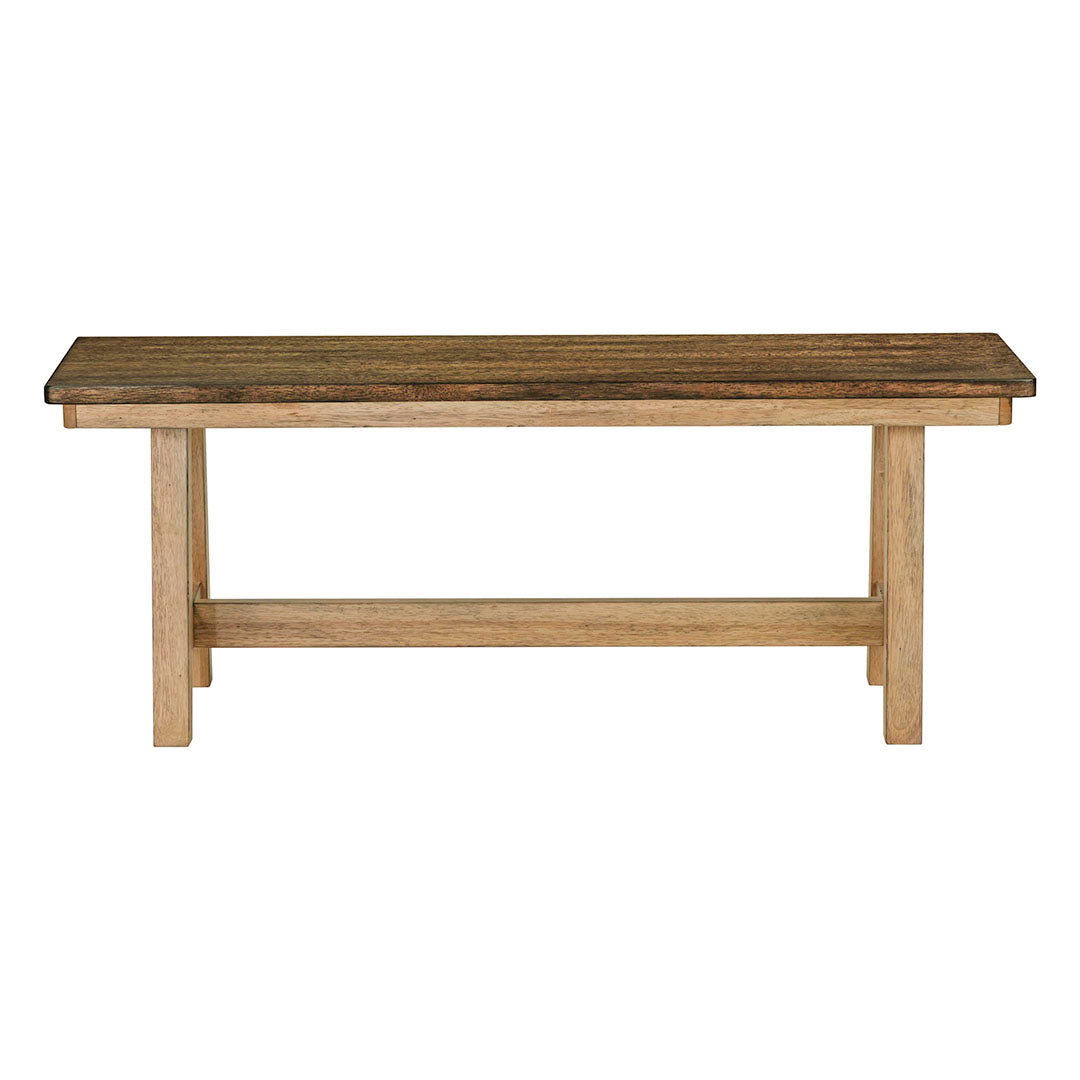 Lindsey Farm Bench from Liberty Furniture in Veneer - Detail view