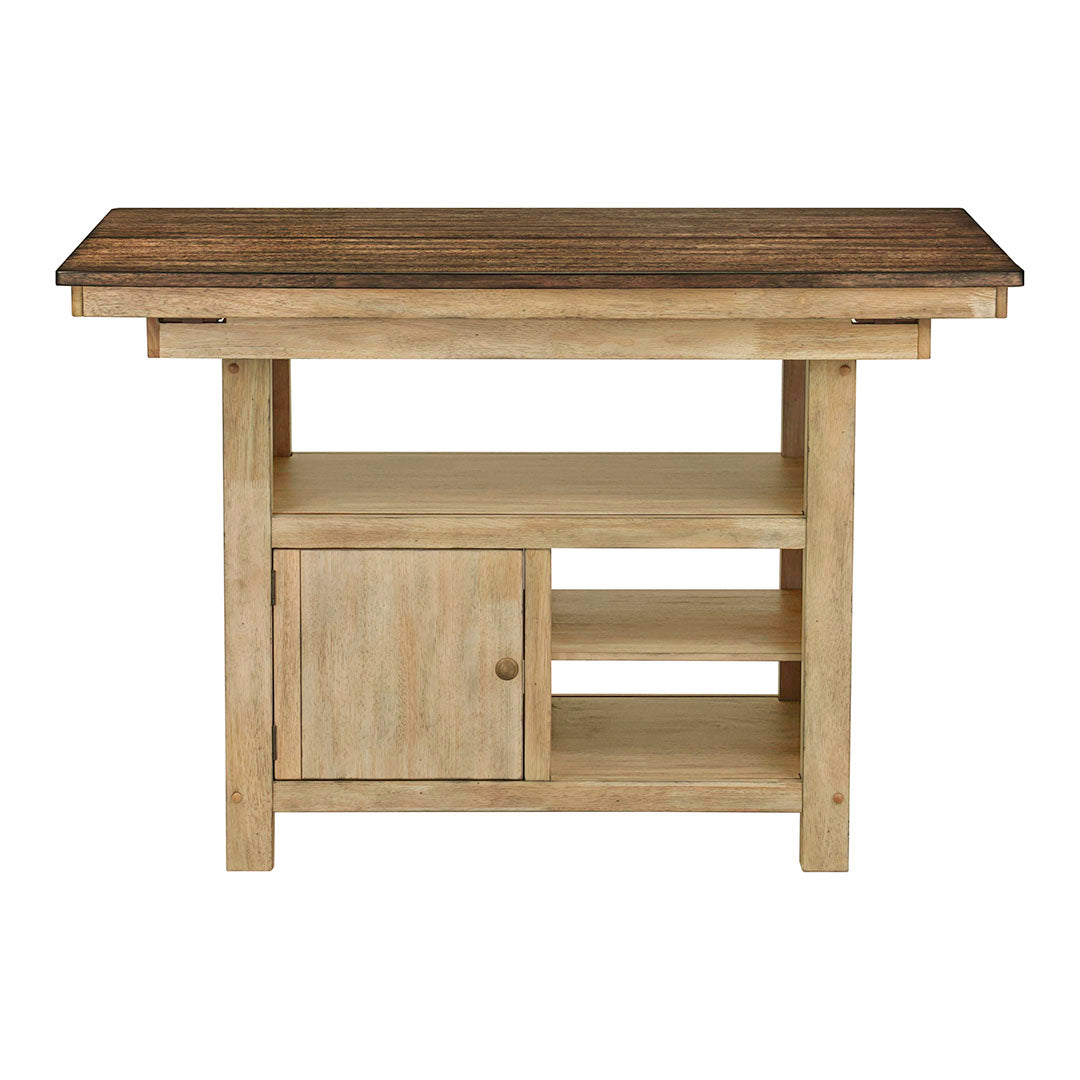 Lindsey Farm Counter Dining Set (5pc) (Seats 4-6) from Liberty Furniture in Veneer with Butterfly Leaf, Extension Leaf - Detail view