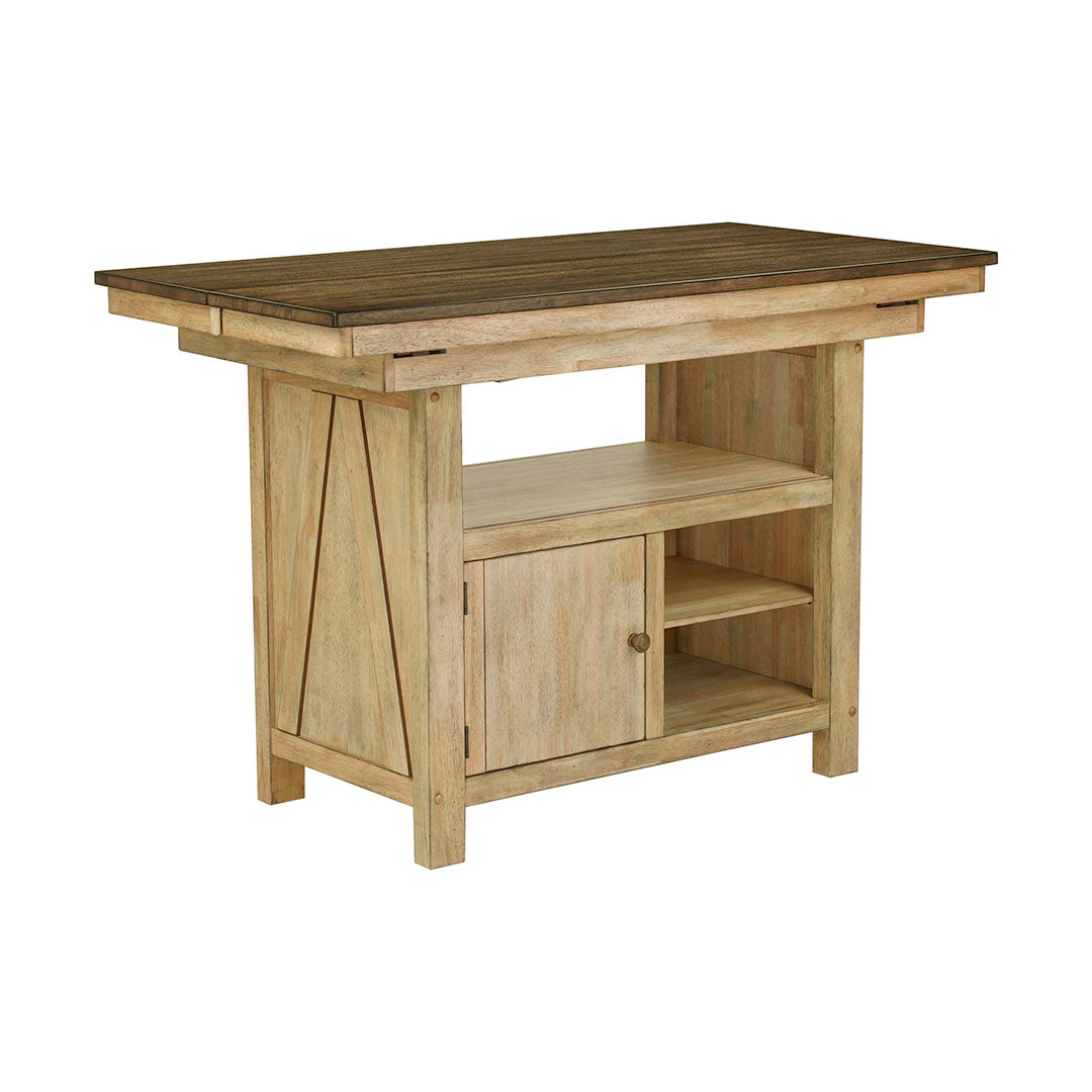 Lindsey Farm Counter Dining Set (5pc) (Seats 4-6) from Liberty Furniture in Veneer with Butterfly Leaf, Extension Leaf - Additional view 4