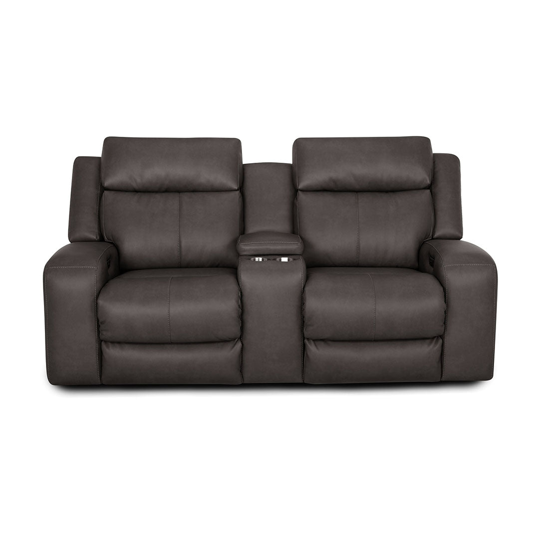 Wilson Power Reclining Console Loveseat with Massage
