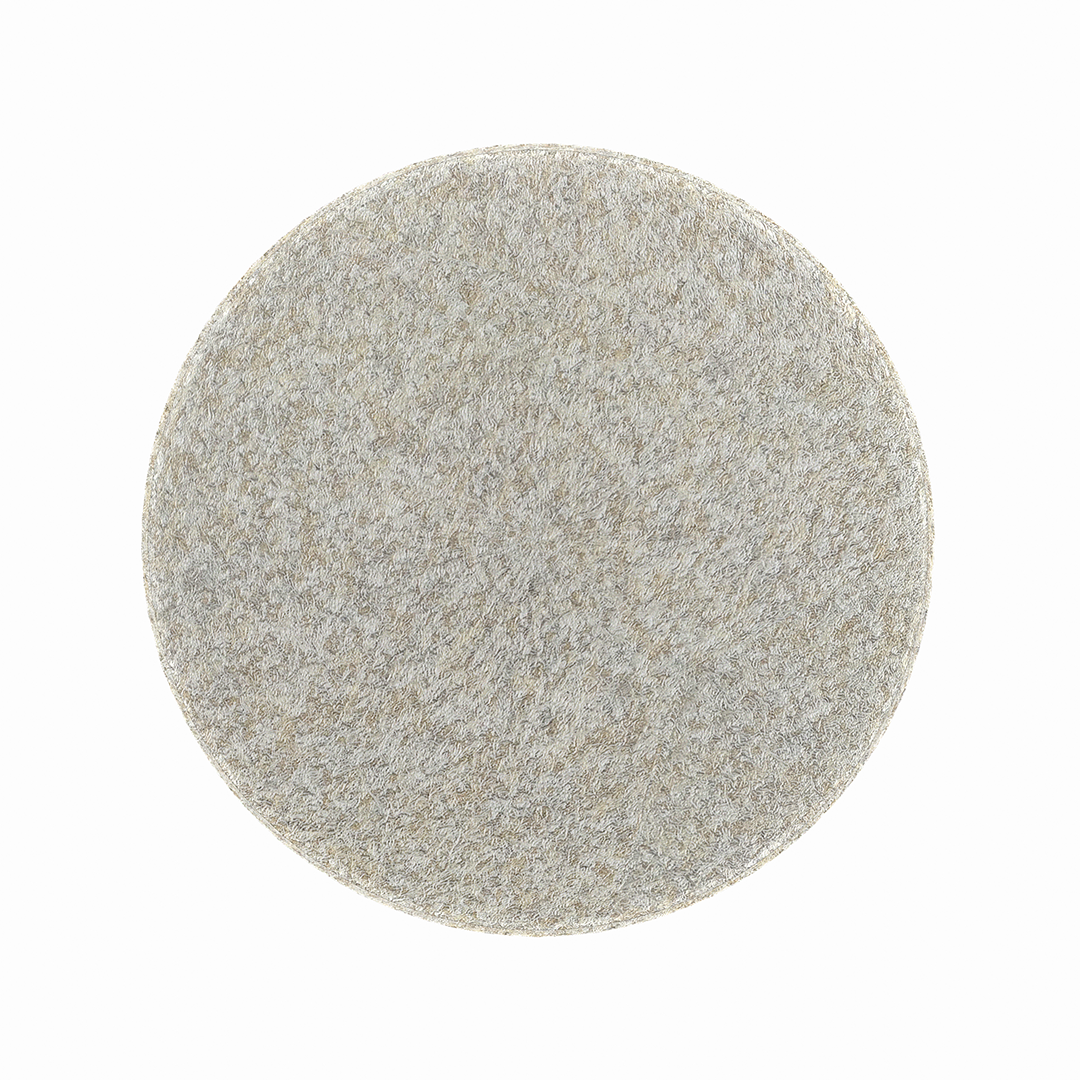 Small Round Ottoman with Casters