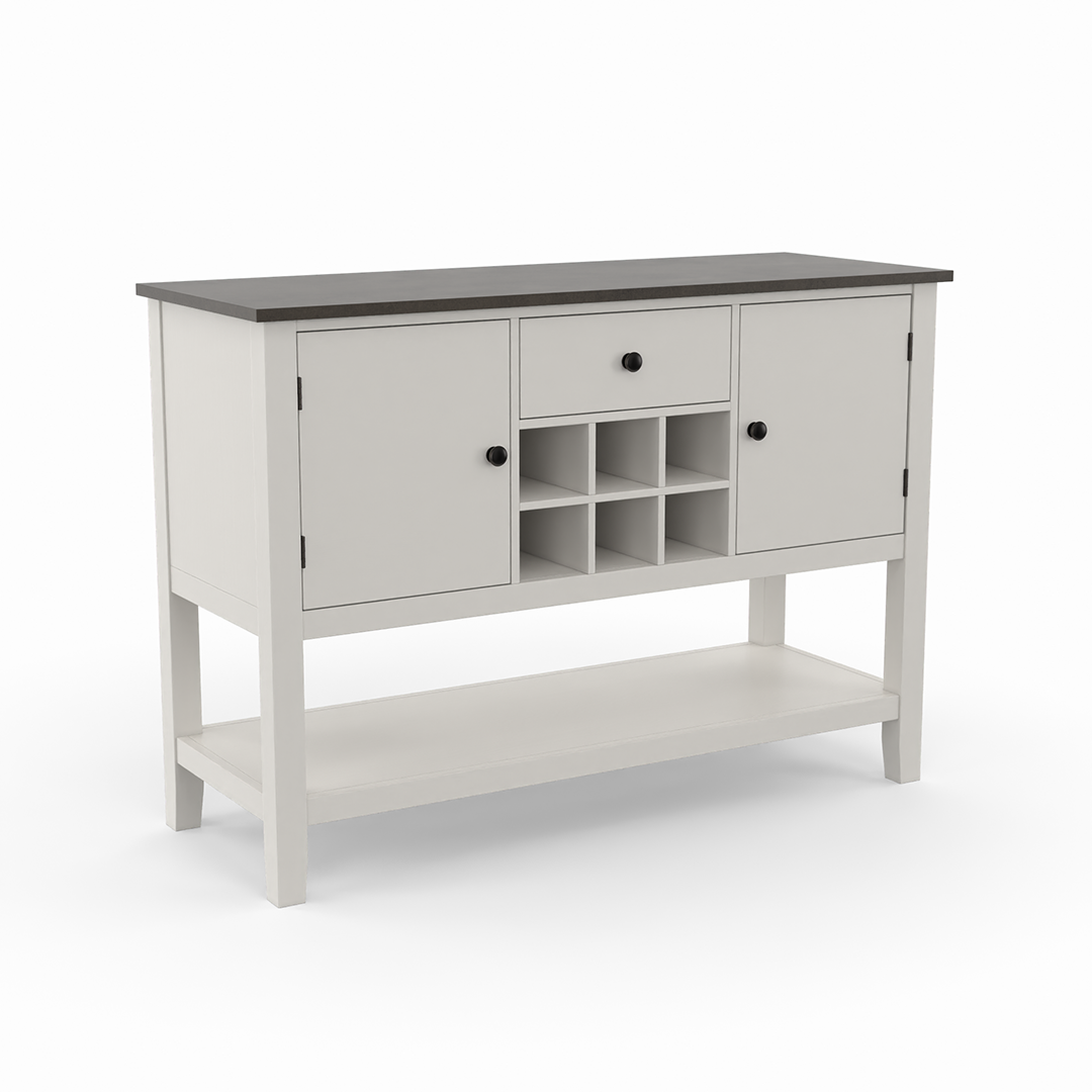 Drake Server from Worldwide Designs in White