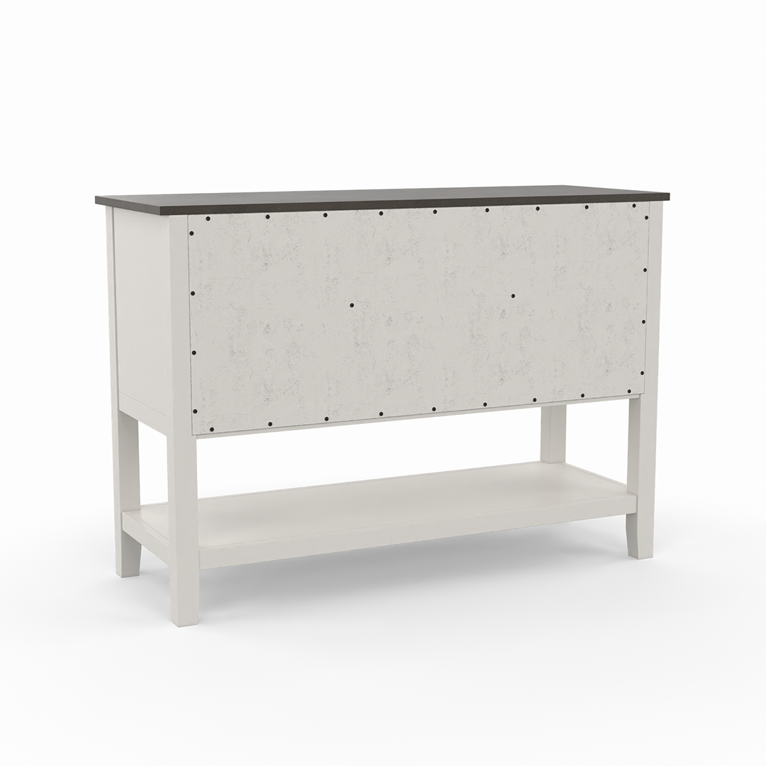 Drake Server from Worldwide Designs in White - Additional view 4