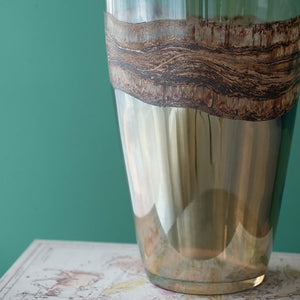 Tall Artisan Glass Vase