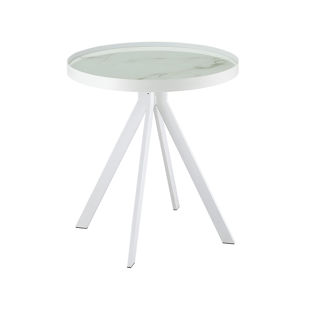 Monaco End Table - White