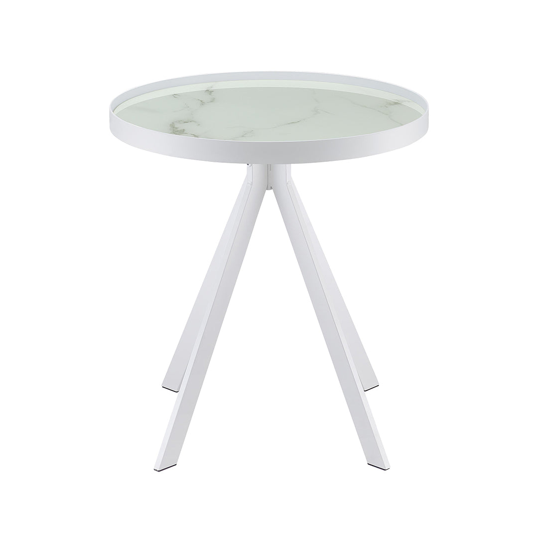 Monaco End Table - White