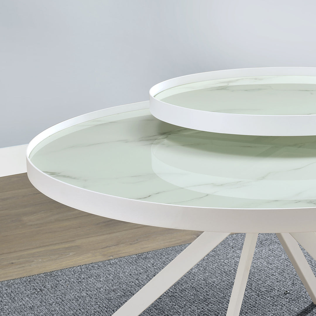 Monaco Cocktail Table - White