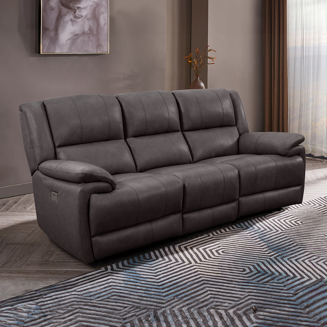 Madrid Leather Power Reclining Sofa