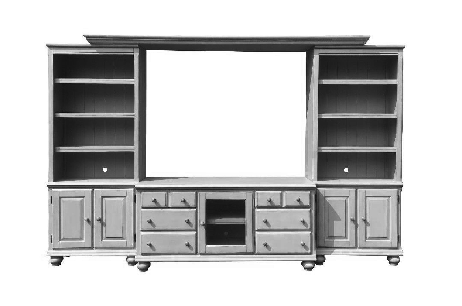 Cranes Beach Bookcase - Dove Gray