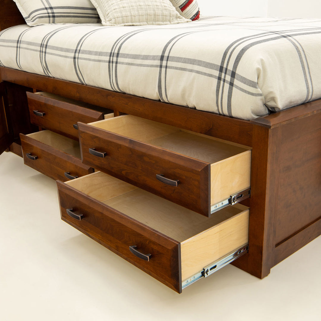 Simplicity Bookcase Storage Bed
