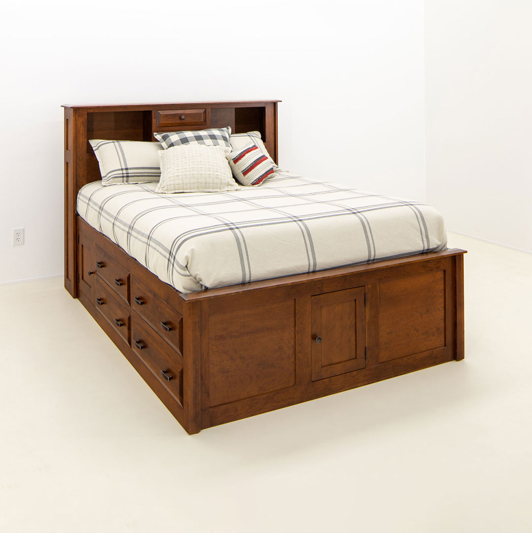 Simplicity Bookcase Storage Bed