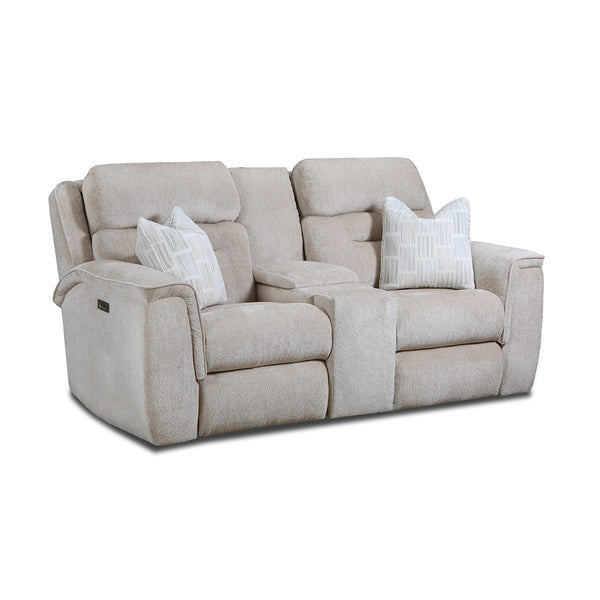 Sofá reclinable eléctrico Titan con consola 