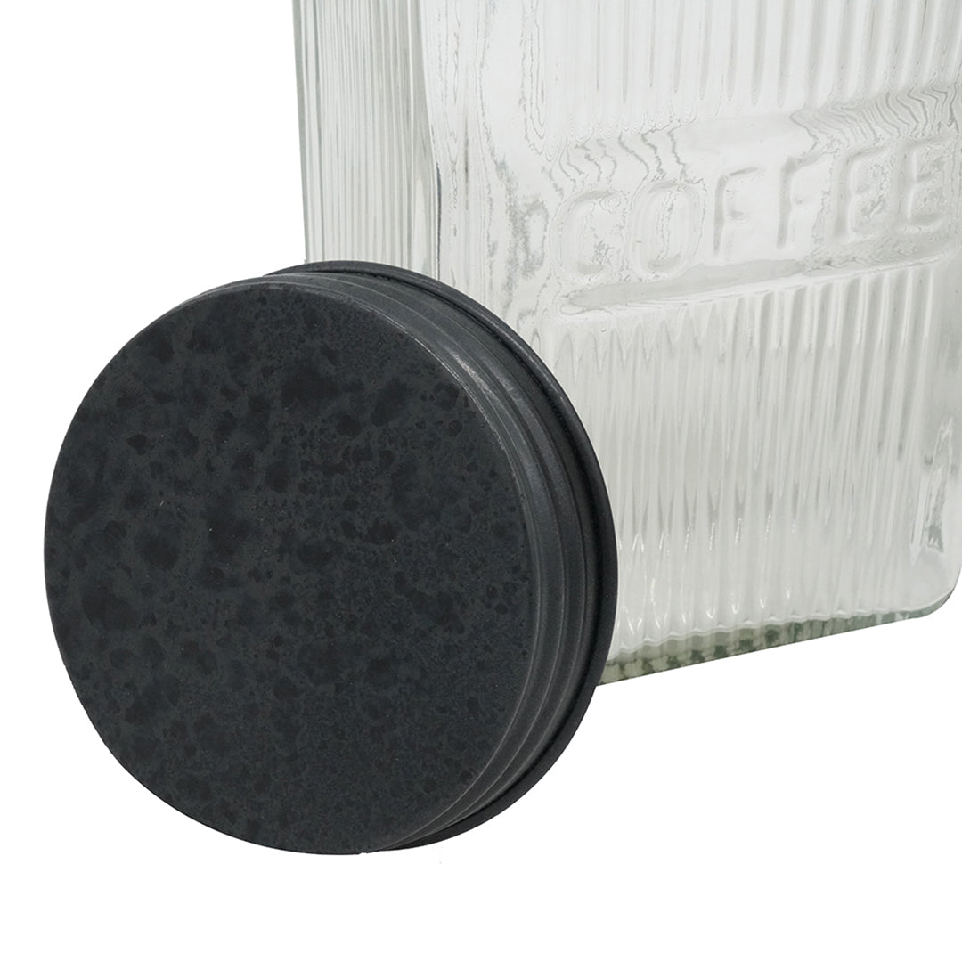 Glass Kitchen Canisters (Set of 3)