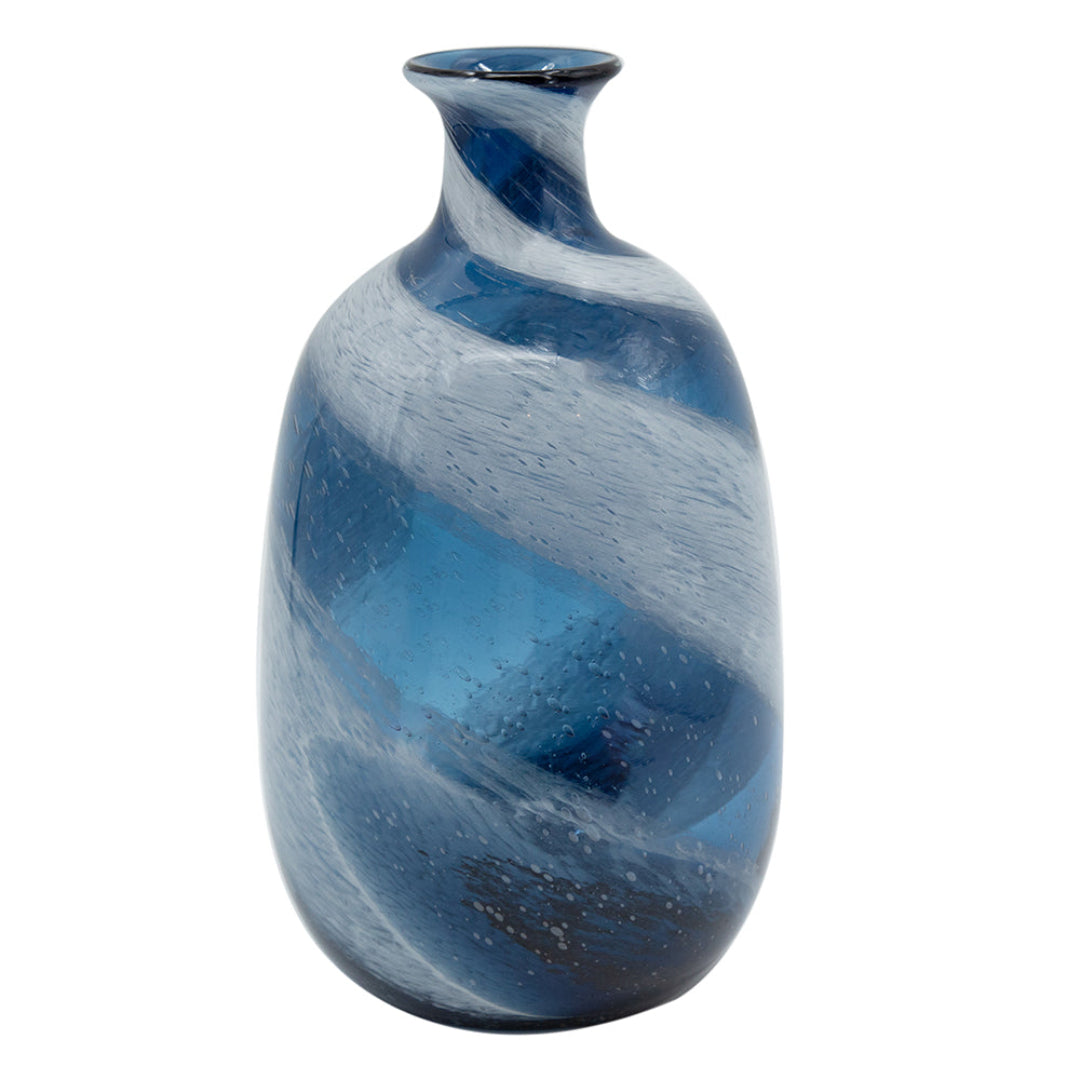 Blue Swirl Vase II