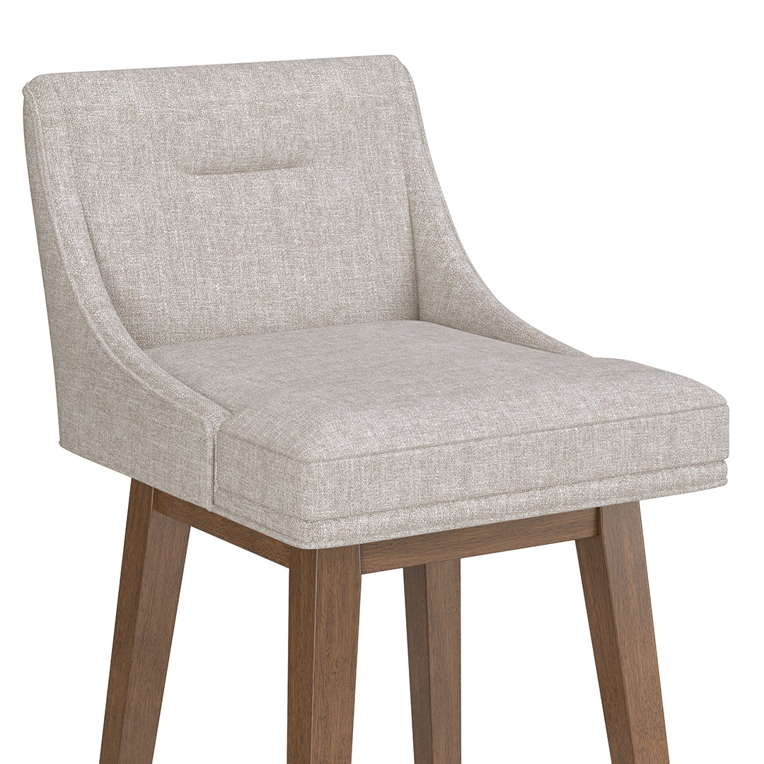 Tapered Bar Stool - Beige