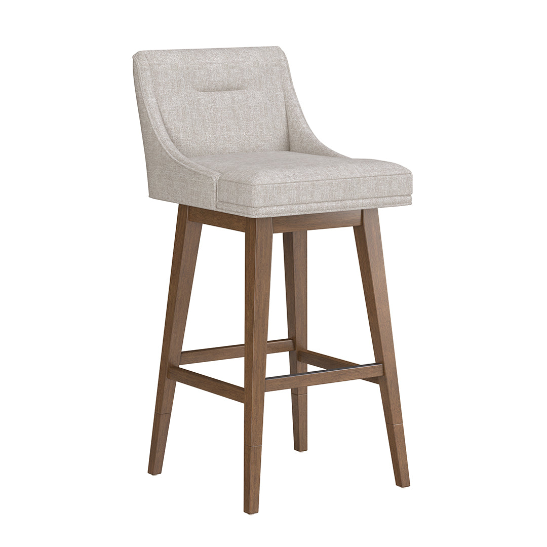 Tapered Bar Stool - Beige