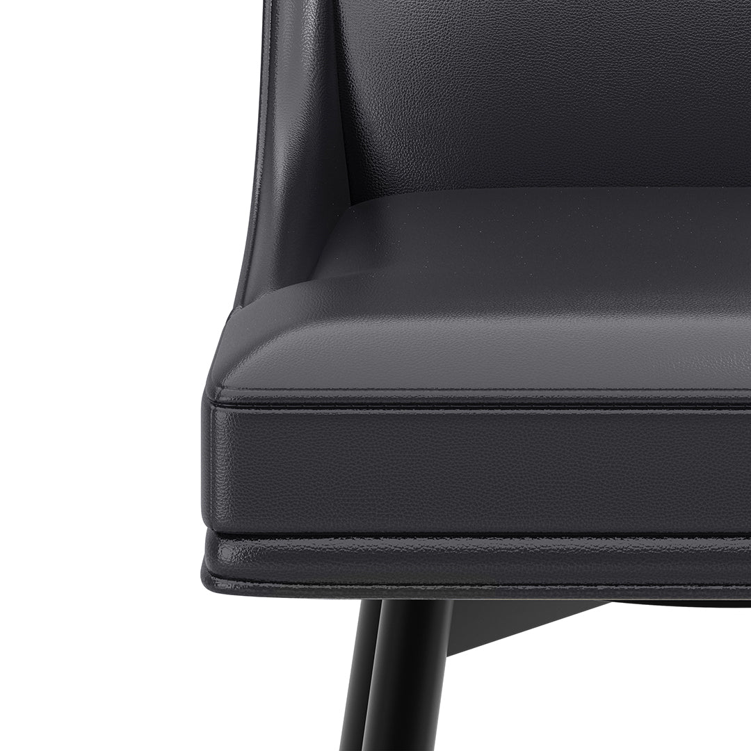 Tapered Bar Stool - Black