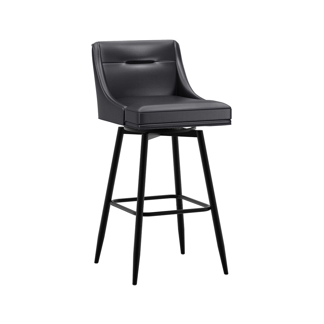 Tapered Bar Stool - Black