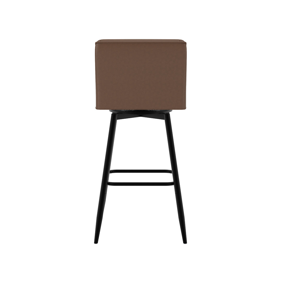 Tapered Bar Stool - Brown