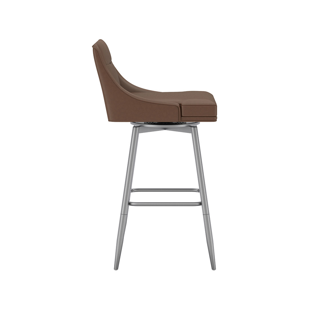 Tapered Bar Stool - Brown