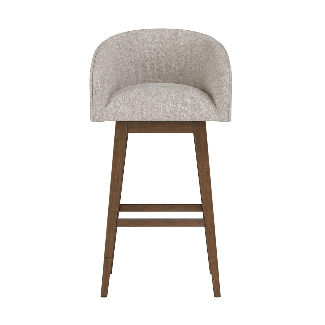 Barrel Bar Stool - Beige