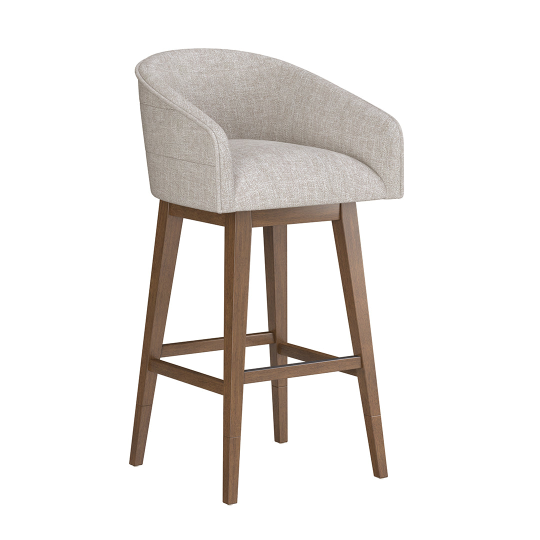Barrel Bar Stool - Beige