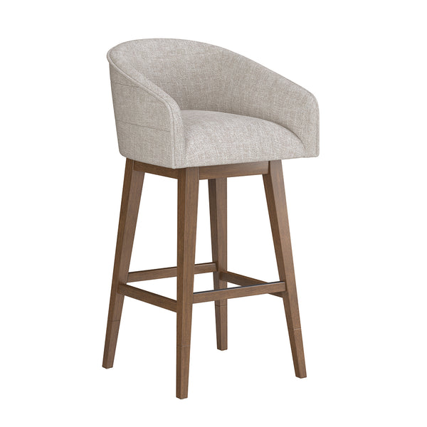 Barrel Bar Stool - Beige