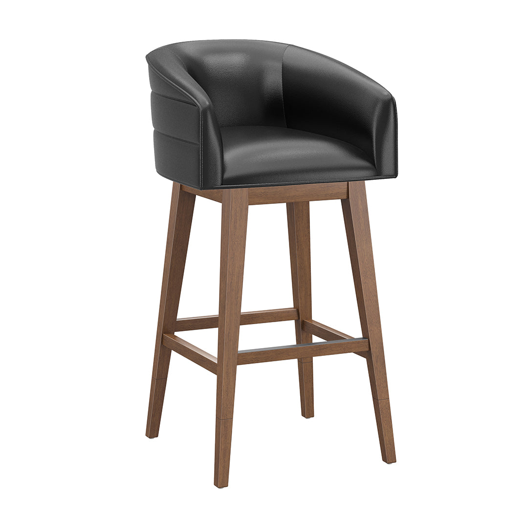 Barrel Bar Stool - Black